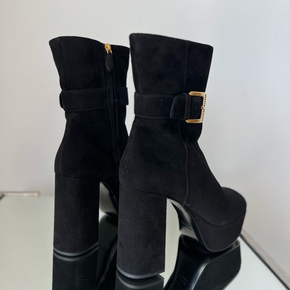 New MIU MIU Platform Ankle Boot $1,450 41 - Picture 9 of 14